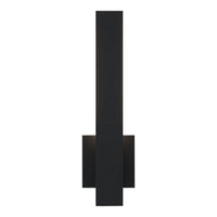 Zayden Outdoor Wall Light 18 Inch Matte Black