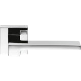 Zelda Door Lever in Polished Chrome by Colombo Design