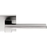 Zelda Door Lever in Satin Chrome by Colombo Design