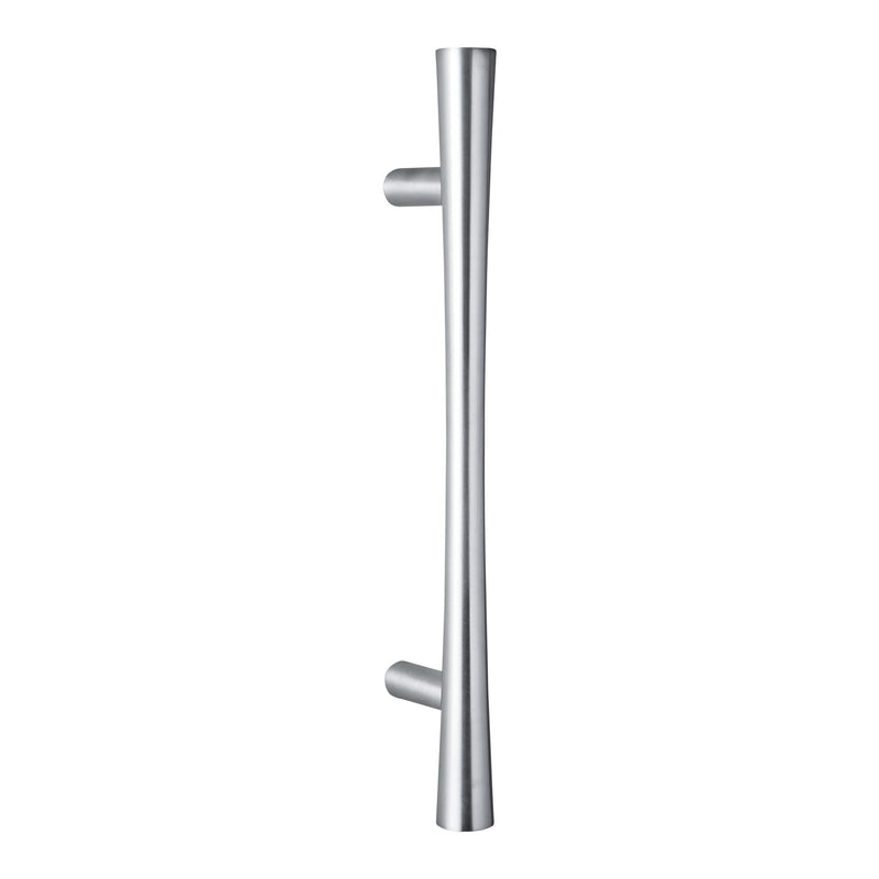Zen Door Pull Small in Satin Chrome by Colombo Design