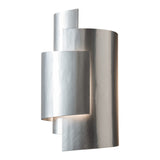 Zen Wall Sconce, shown in Sterling, by Hubbardton Forge