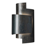 Zen Wall Sconce, shown in Clear Steel, by Hubbardton Forge