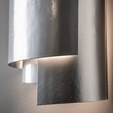 Zen Wall Sconce detail in Sterling, by Hubbardton Forge