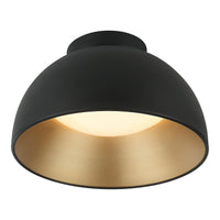 Zenith Flush Mount 12 Inch Matte Black