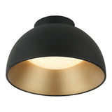 Zenith Flush Mount 12 Inch Matte Black