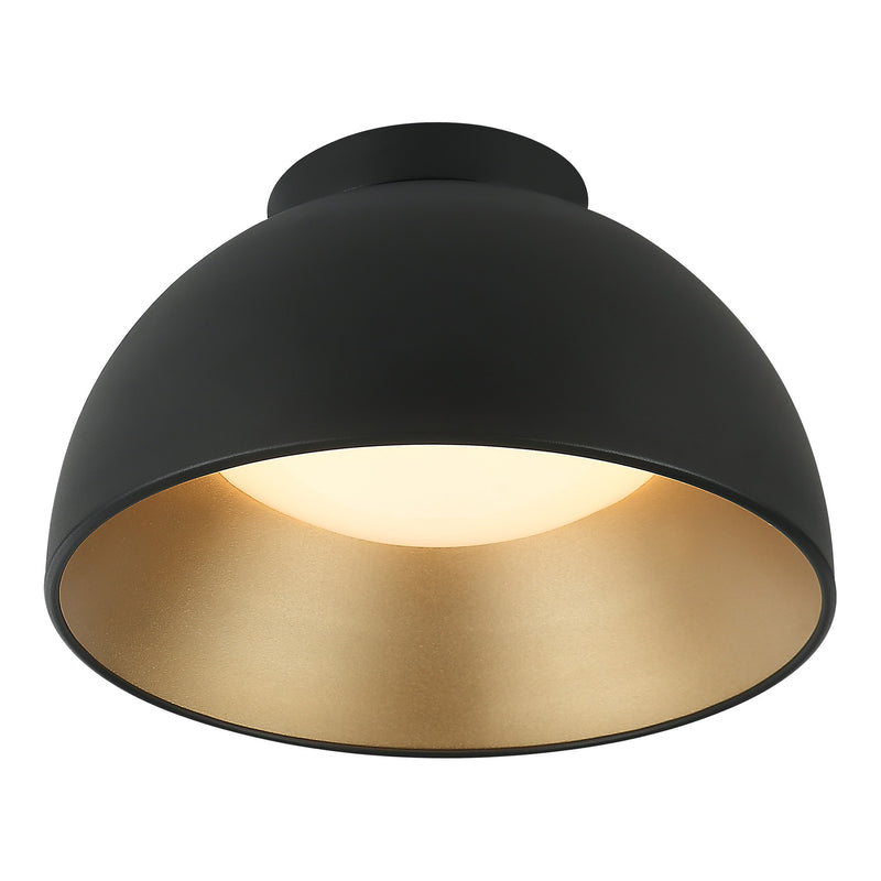 Zenith Flush Mount 12 Inch Matte Black