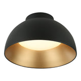 Zenith Flush Mount 16 Inch Matte Black