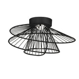 Zeta Flush Mount Black by Maxim Lighting