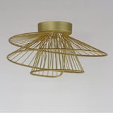 Zeta Flush Mount Natural Aged Brass by Maxim Lighting