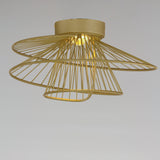 Zeta Flush Mount Natural Aged Brass by Maxim Lighting