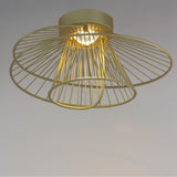 Zeta Flush Mount Natural Aged Brass by Maxim Lighting