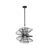 Zeta Medium Pendant Black by Maxim Lighting