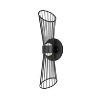 Zeta Wall Sconce Black by Maxim Lighting