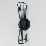 Zeta Wall Sconce Black by Maxim Lighting