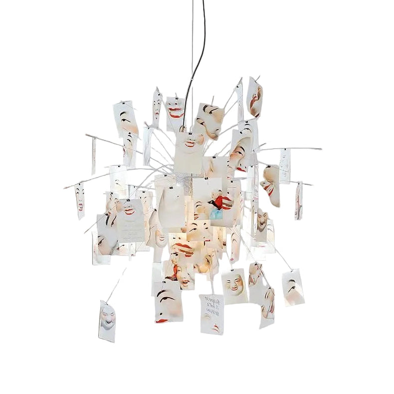 Zettel'z 5 Laughing Buddha Chandelier by Ingo Maurer