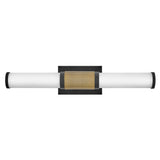 Zevi Medium LED Vanity - Black - by Hinkley
