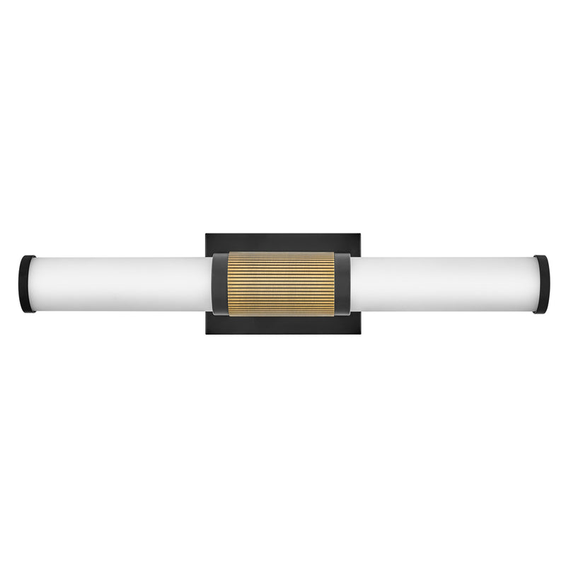 Zevi Medium LED Vanity - Black - by Hinkley