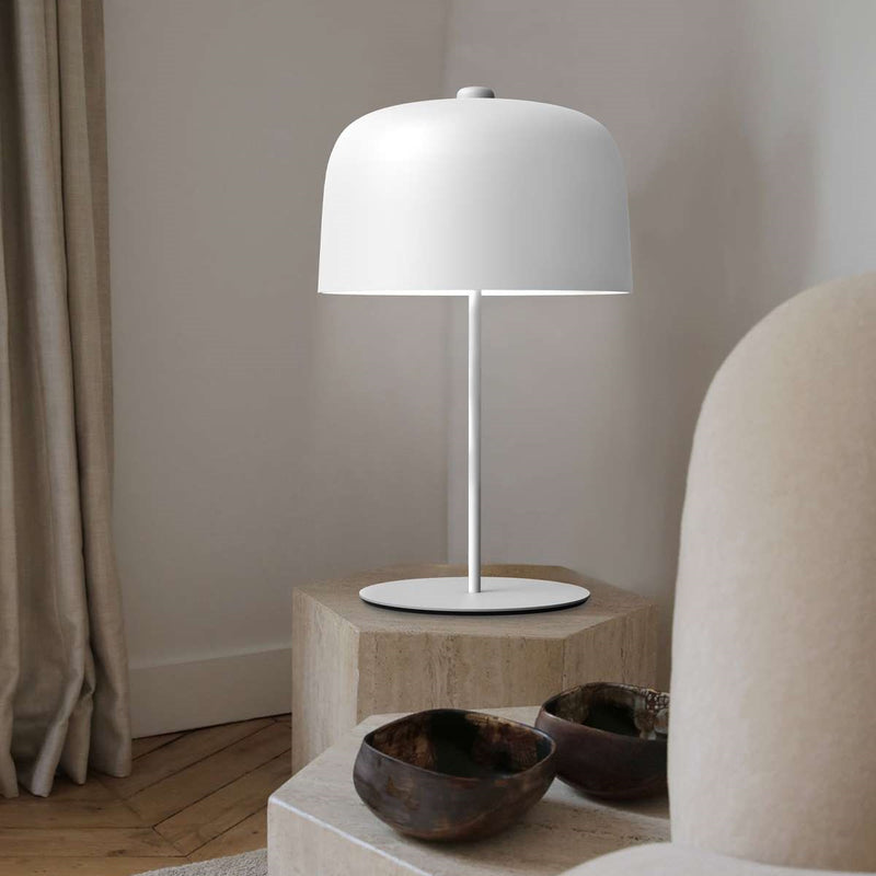 Zile Table Lamp By Luceplan, Finish: Matte White