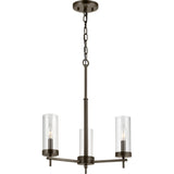 Zire Chandelier — 18", Brushed Oil Rubbed Bronze