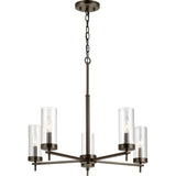 Zire Chandelier — 26", Brushed Oil Rubbed Bronze