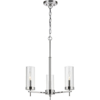 Zire Chandelier — 18", Chrome