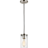Zire Pendant — 4", Brushed Nickel