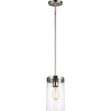 Zire Pendant — 6", Brushed Nickel