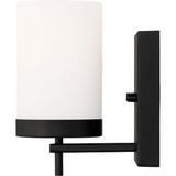 Zire Wall Sconce — 4 3/8", Midnight Black