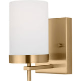 Zire Wall Sconce — 4 3/8", Satin Brass