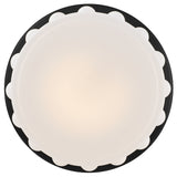 Zoey Flush Mount Medium Black By Hinkley - Down View