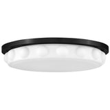 Zoey Flush Mount Medium Black By Hinkley - Side View1