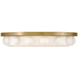 Zoey Flush Mount Medium Lacquered Brass By Hinkley - Side View2