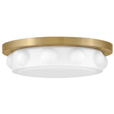Zoey Flush Mount Small Lacquered Brass By Hinkley - Side View1