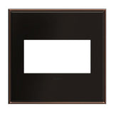 Adorne 2 Gang Cast Metal Wall Plate by Legrand Adorne, Finish: Oiled Rubbed Bronze, ,  | Casa Di Luce Lighting