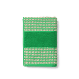 JUNA Check Towels, Green/Sand By JUNA