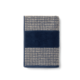 JUNA Check Towels, Dark Blue/Sand By JUNA