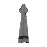 JUNA Check Towels, Dark Blue/Sand By JUNA