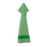 JUNA Check Towels, Green/Sand By JUNA