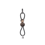 Kay Bojesen Bird Keychain, Silver/Black Leather By Kay Bojesen