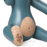 Kay Bojesen Vintage Monkey, Mini, Blue, H: 3.7" By Kay Bojesen