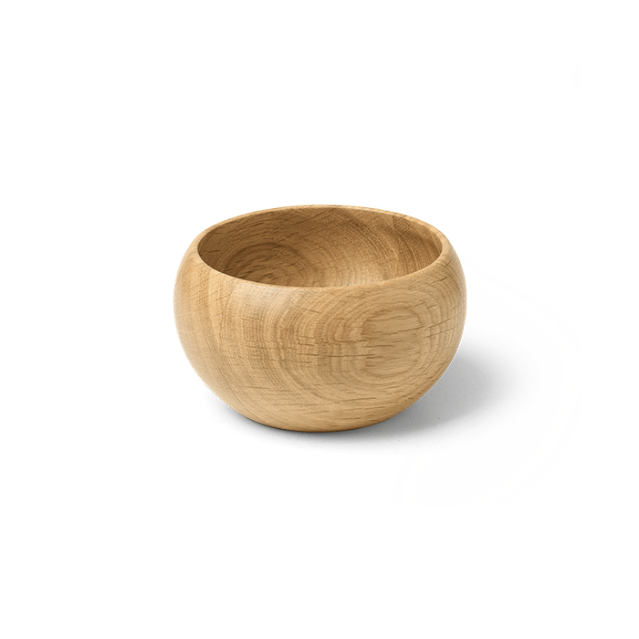 Kay Bojesen Menageri Serving Bowl, Oak, Ø: 5.5" By Kay Bojesen