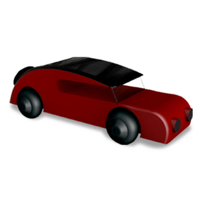 Kay Bojesen Sedan, Black/Red By Kay Bojesen