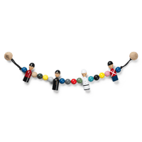 Kay Bojesen Pram Chain, Multi, H: 4.1" By Kay Bojesen
