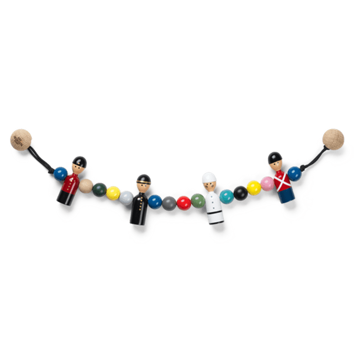 Kay Bojesen Pram Chain, Multi, H: 4.1" By Kay Bojesen