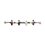 Kay Bojesen Pram Chain, Multi, H: 4.1" By Kay Bojesen