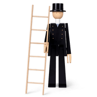 Kay Bojesen Chimney Sweeper, Black, H: 8.1" By Kay Bojesen
