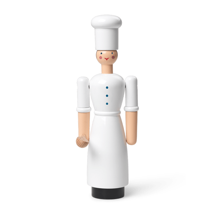 Kay Bojesen Cook Girl, White, H: 6.9" By Kay Bojesen
