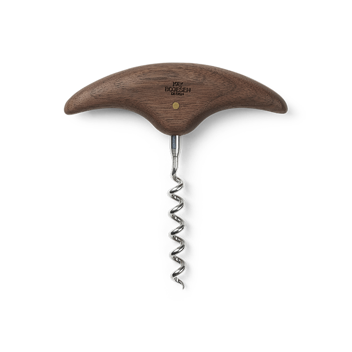 Kay Bojesen Menageri Corkscrew, Walnut, H: 4.3" By Kay Bojesen