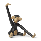 Kay Bojesen Monkey, Dark Stained Oak, Mini By Kay Bojesen