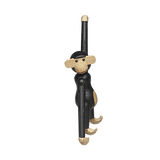 Kay Bojesen Monkey, Dark Stained Oak, Mini By Kay Bojesen